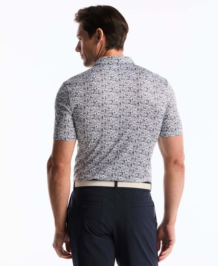 Printed Bartender Golf Polo