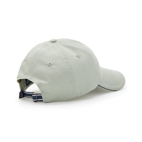 Cotton Twill Cap, Contrast Underbrim, 3D Embroidery (Moss Grey) 