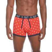 4-PACK TRUNK-Underwear-Navy/Stripe/Gry/Red-M-Original Penguin