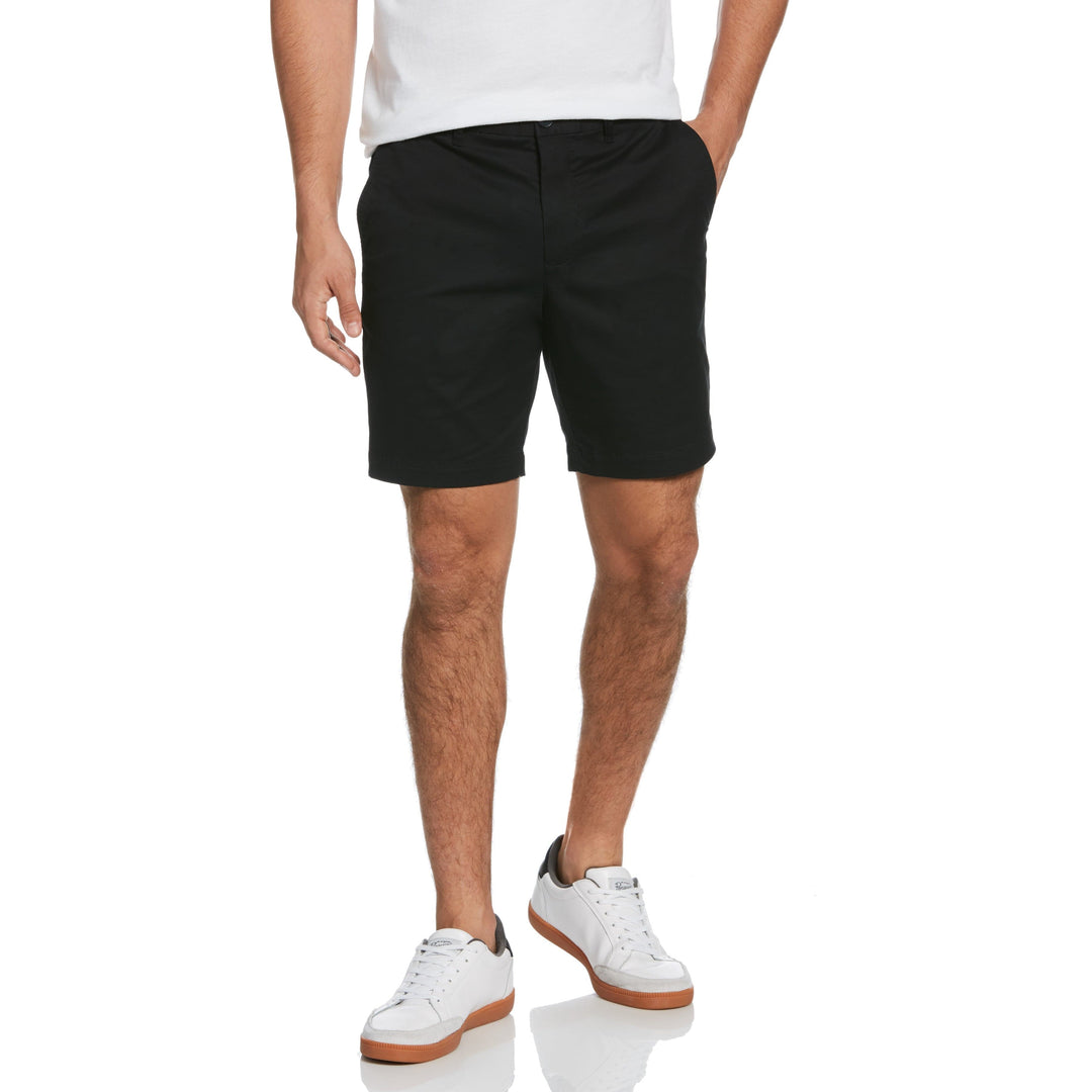 8" Slim Fit Basic Short (True Black) 