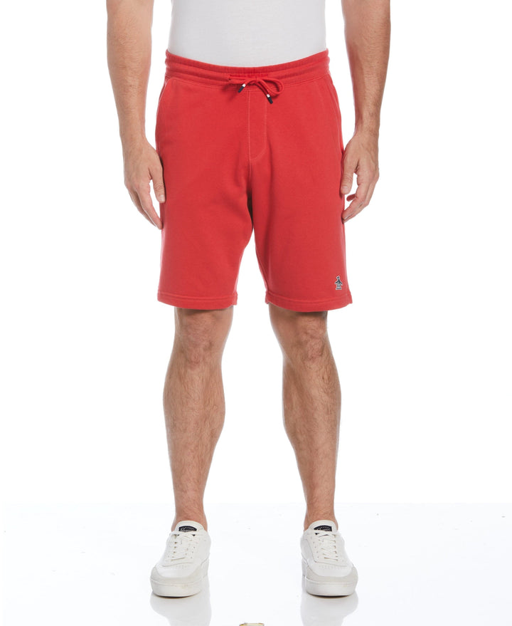Core 9" Fleece Short-Shorts-Rococco Red-M-Original Penguin