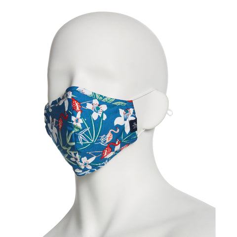 Assorted Poplin Print 3 Pack Rounded Face Mask (Assortment 133) 