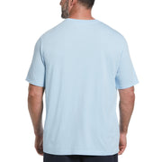 Cotton Jersey Graphic Tee (Cerulean) 