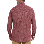 Big & Tall EcoVero™ Woven Poplin Stretch Shirt (Cabernet) 