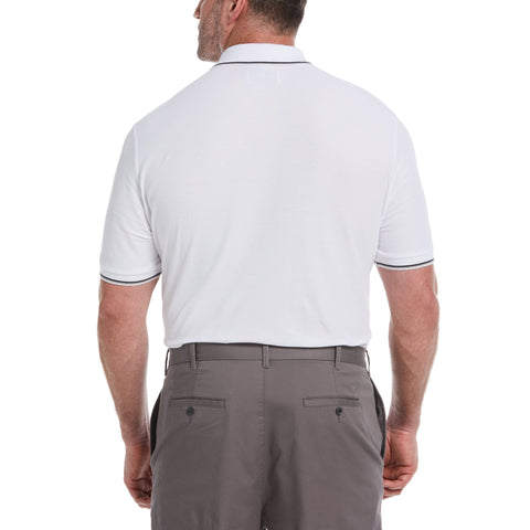 Big and Tall Mega Pete Polo (Bright White) 