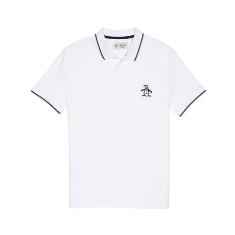 Big and Tall Mega Pete Polo (Bright White) 