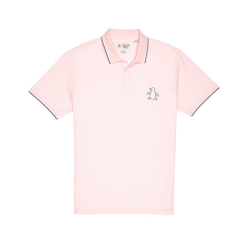 Big and Tall Mega Pete Pique Polo (Parfait Pink) 