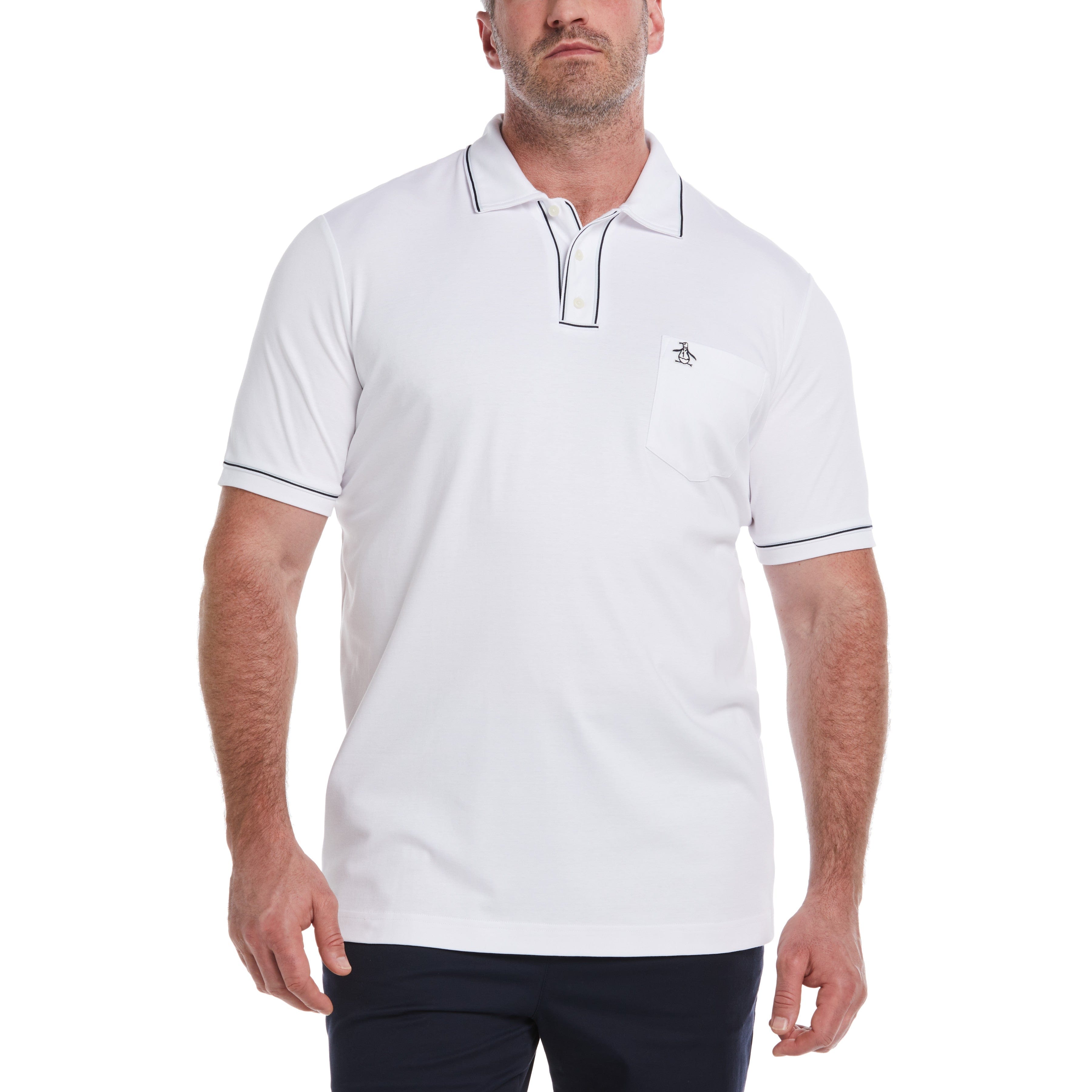 Big & Tall Organic Cotton 3D Earl™ Polo | Original Penguin US