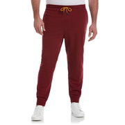 Big & Tall Organic Cotton Fleece Logo Pant (Cabernet) 