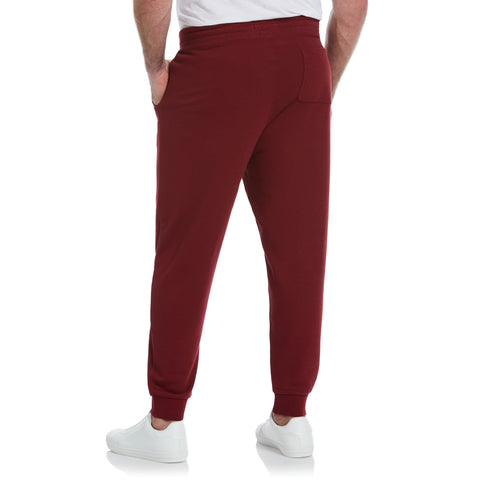 Big & Tall Organic Cotton Fleece Logo Pant (Cabernet) 