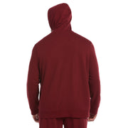 Big & Tall Organic Cotton Logo Fleece Hoodie (Cabernet) 
