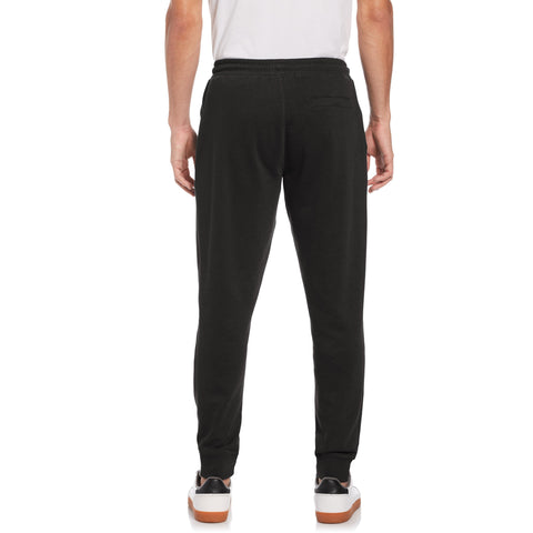 Big and Tall Sticker Pete Fleece Jogger Pant (True Black) 
