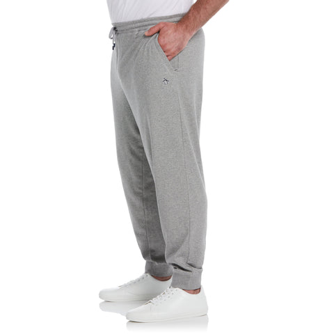 Big & Tall Sticker Pete Fleece Jogger (Rain Heather) 