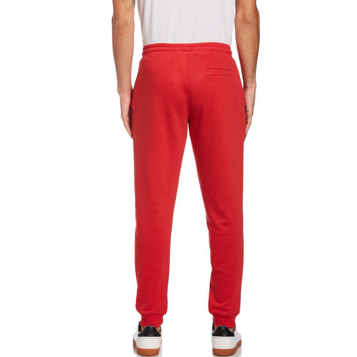 Big and Tall Sticker Pete Fleece Jogger Pant (Rococco Red) 