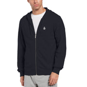 Big & Tall Sticker Pete Full Zip Fleece Hoodie (Dark Sapphire) 