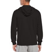 Big and Tall Sticker Pete Full Zip Hoodie (True Black) 