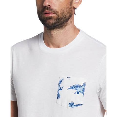 Bird Pocket Tee (Bright White) 
