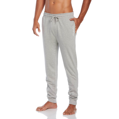 BRUSH BACK FLEECE LOGO JOGGER (Grey) 