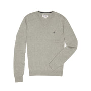 Combed Cotton V-Neck Sweater-Sweaters-Original Penguin