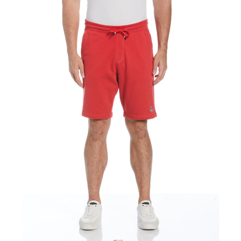 Core 9" Fleece Short-Shorts-Rococco Red-M-Original Penguin
