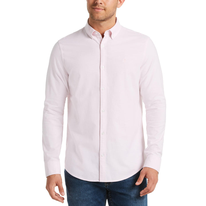 Core Oxford Shirt-Shirts-Parfait Pink-XS-Original Penguin