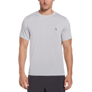 Crew Neck Short Sleeve Tennis T-Shirt (Pearl Blue) 