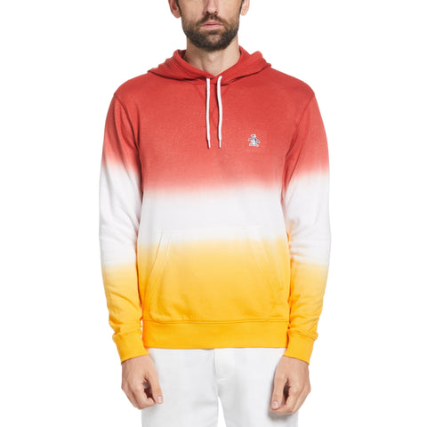 Dip Dyed Fleece Pullover Hoodie (Lava Falls) 