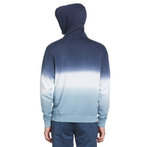 Dip Dyed Fleece Pullover Hoodie (Dark Sapphire) 