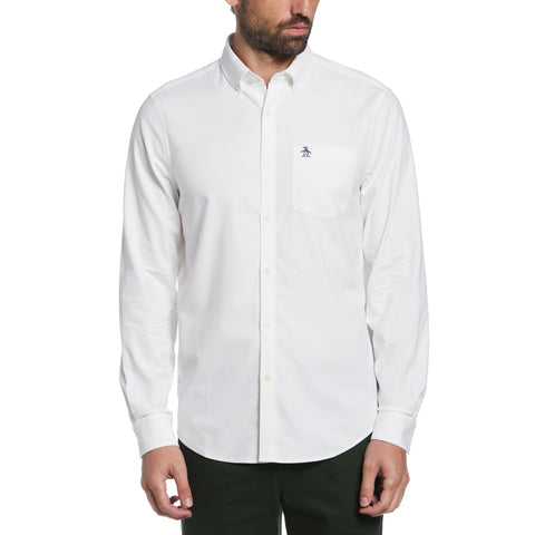 EcoVero™ Oxford Stretch Shirt (Bright White) 