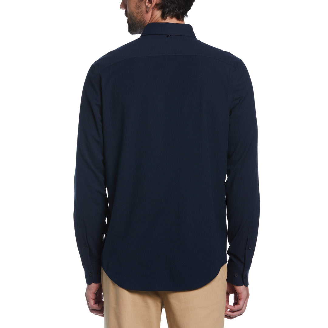 EcoVero™ Oxford Stretch Shirt (Dark Sapphire) 