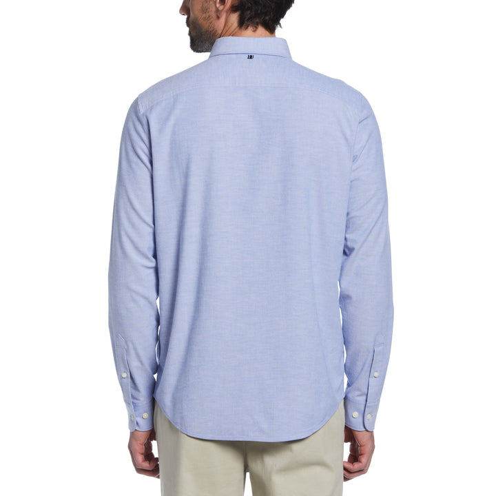 EcoVero™ Oxford Long Sleeve Pocket Shirt | Original Penguin US