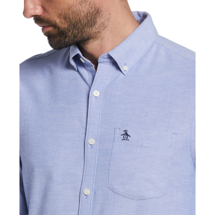 EcoVero™ Oxford Stretch Shirt (Amparo Blue) 