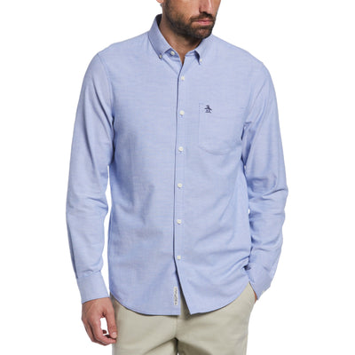 EcoVero™ Oxford Stretch Shirt (Amparo Blue) 