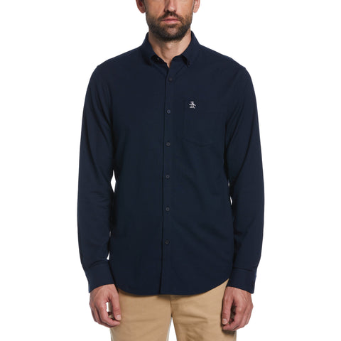 EcoVero™ Oxford Stretch Shirt (Dark Sapphire) 
