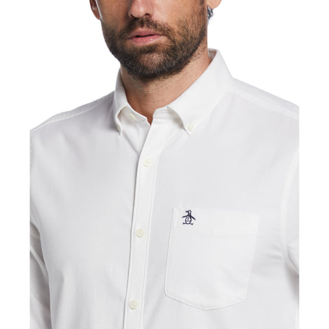 EcoVero™ Oxford Stretch Shirt (Bright White) 
