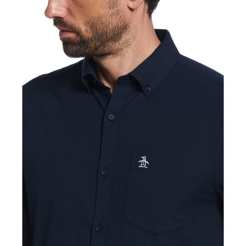 EcoVero™ Oxford Stretch Shirt (Dark Sapphire) 