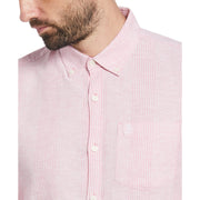 EcoVero™ Pinstripe Shirt (Wild Rose) 