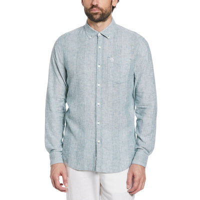 EcoVero™ Pinstripe Shirt (Pacific) 