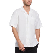 Linen EcoVero Shirt  (Bright White) 