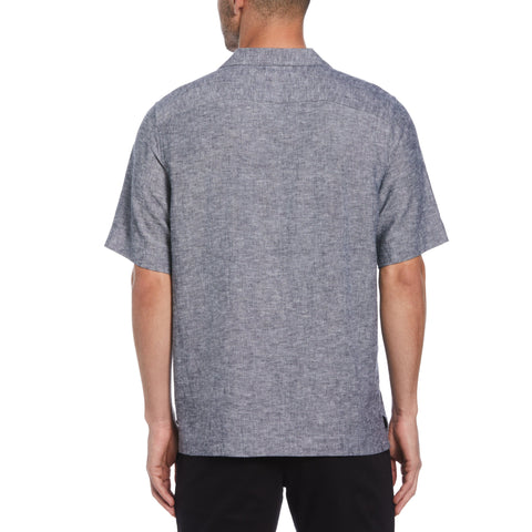 Linen EcoVero Shirt (Dark Sapphire) 