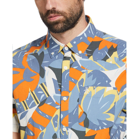 Ecovero™ Floral Print Shirt (Spring Lake) 