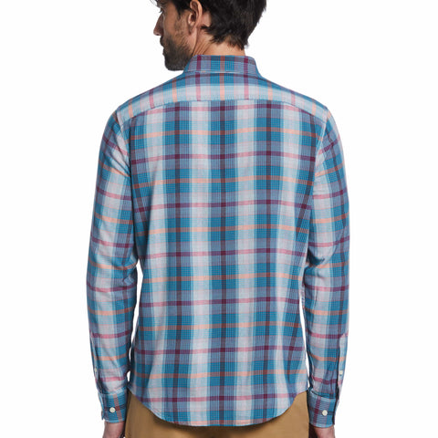 Multi Plaid Shirt (Mosaic Blue) 