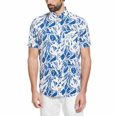 Ecovero™ Swirl Print Shirt (Limoges) 