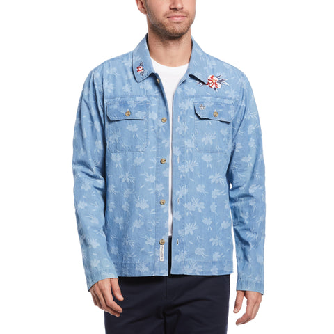 Louis Vuitton Printed Denim Jacket