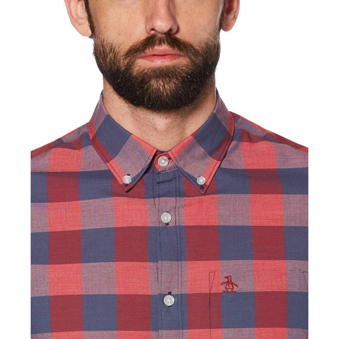 End-on-End Plaid Shirt