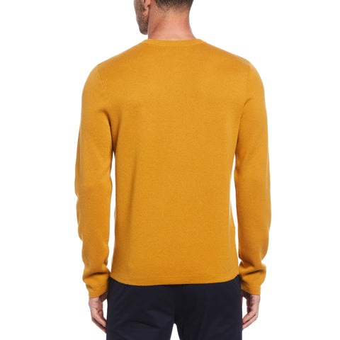 Engineered Chest Stripe Sweater (Harvest Gold) 