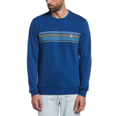 Engineered Chest Stripe Sweatshirt (Limoges) 