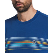 Engineered Chest Stripe Sweatshirt (Limoges) 