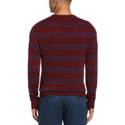 Fairisle Stripe Sweater (Cabernet) 