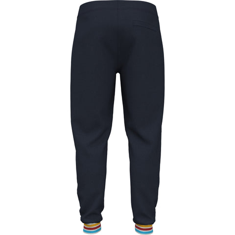 Fleece Jogger with Flat Knit Trim (Dark Sapphire) 